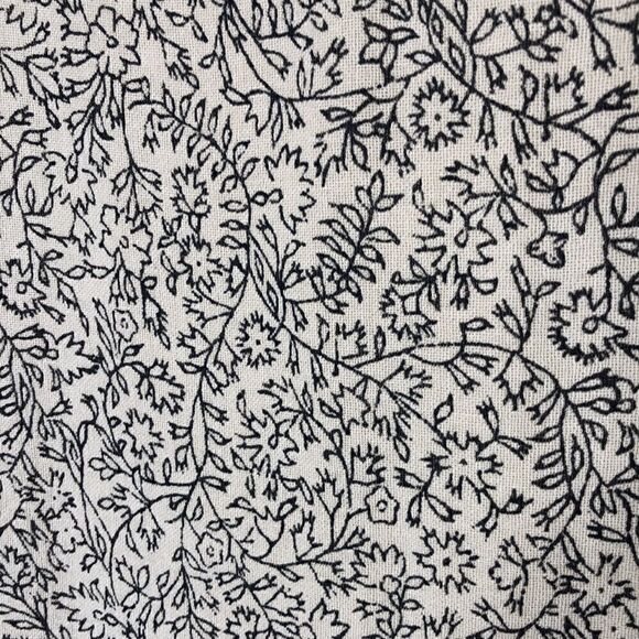 Lucky Brand Black and White Print Shift Dress With Colorful Borders and Sequins - Picture 5 of 16